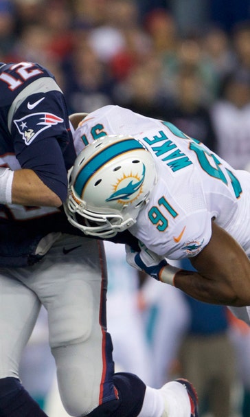 Dolphins star DE Cameron Wake injures Achilles against Patriots